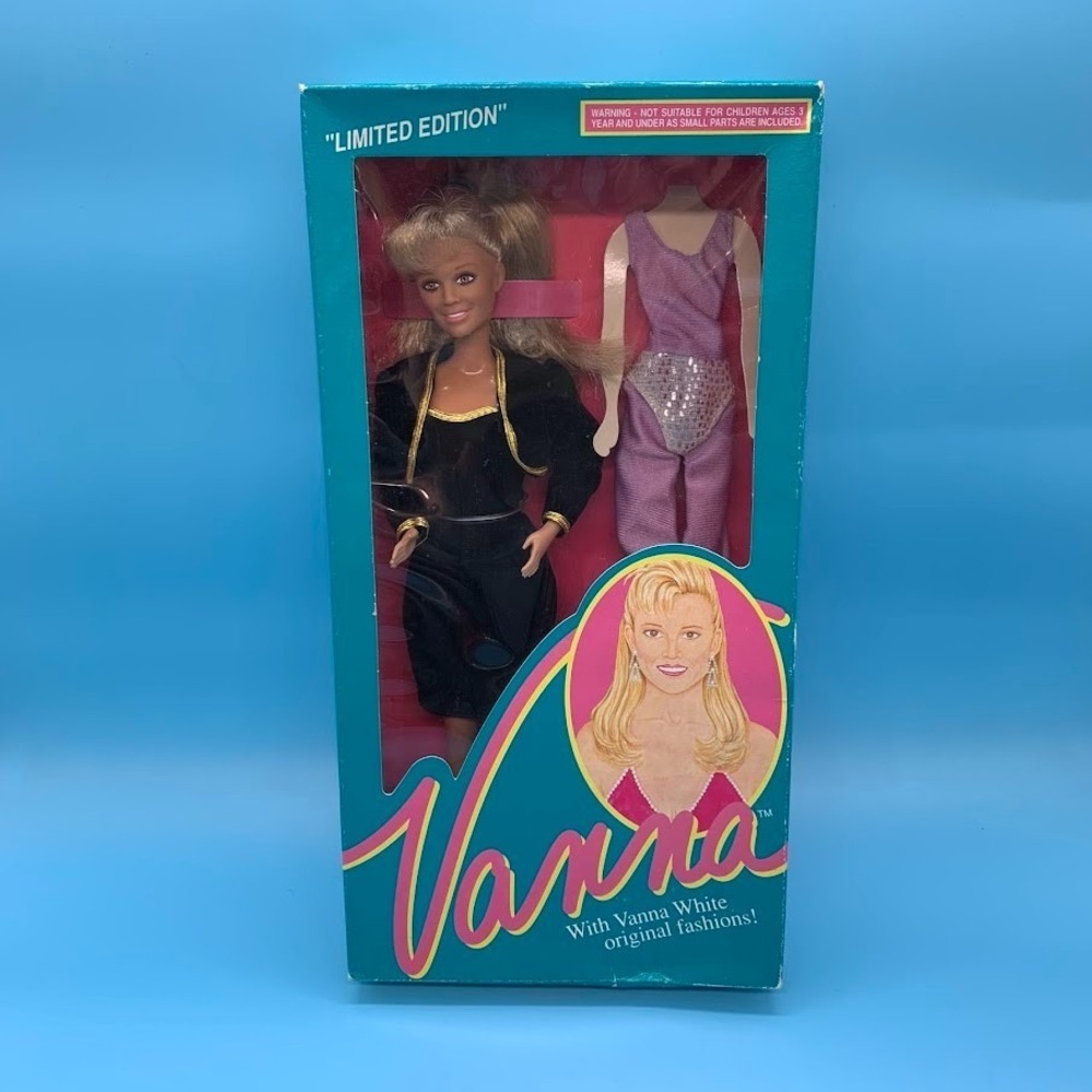 Vintage 1990 Vanna‎ White Wheel Of Fortune Limited Edition Doll In Box Outfit #2